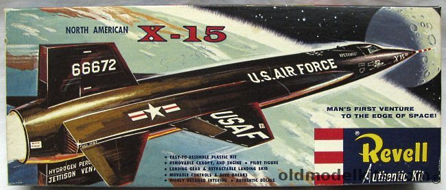 Revell 1/65 North American X-15 - 'S' Issue, H198-89 plastic model kit